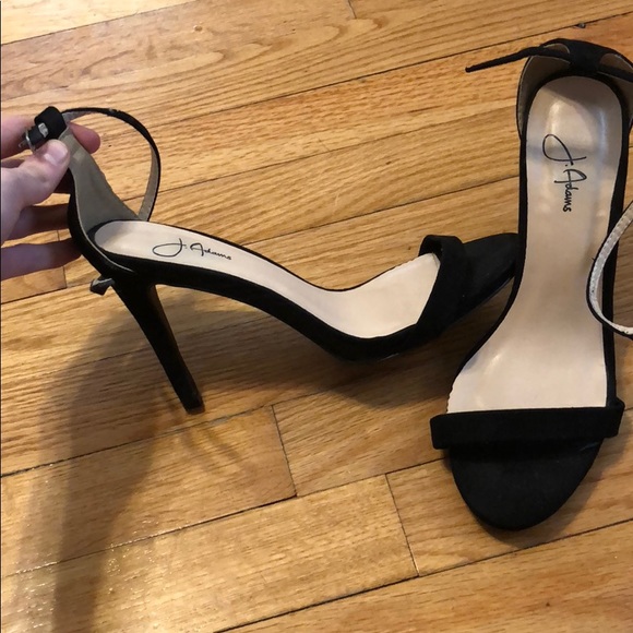 Black Strappy heels - Picture 2 of 2